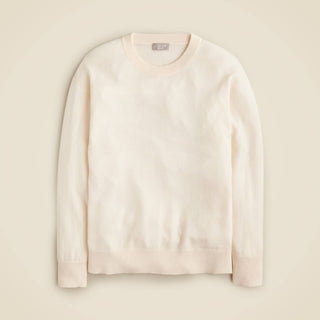 J.Crew - Suéter de cashmere com gola redonda relaxado