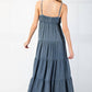 Easel - Mineral Wash Maxi Dress