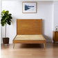 Okioki Mid-Century Wood Bed