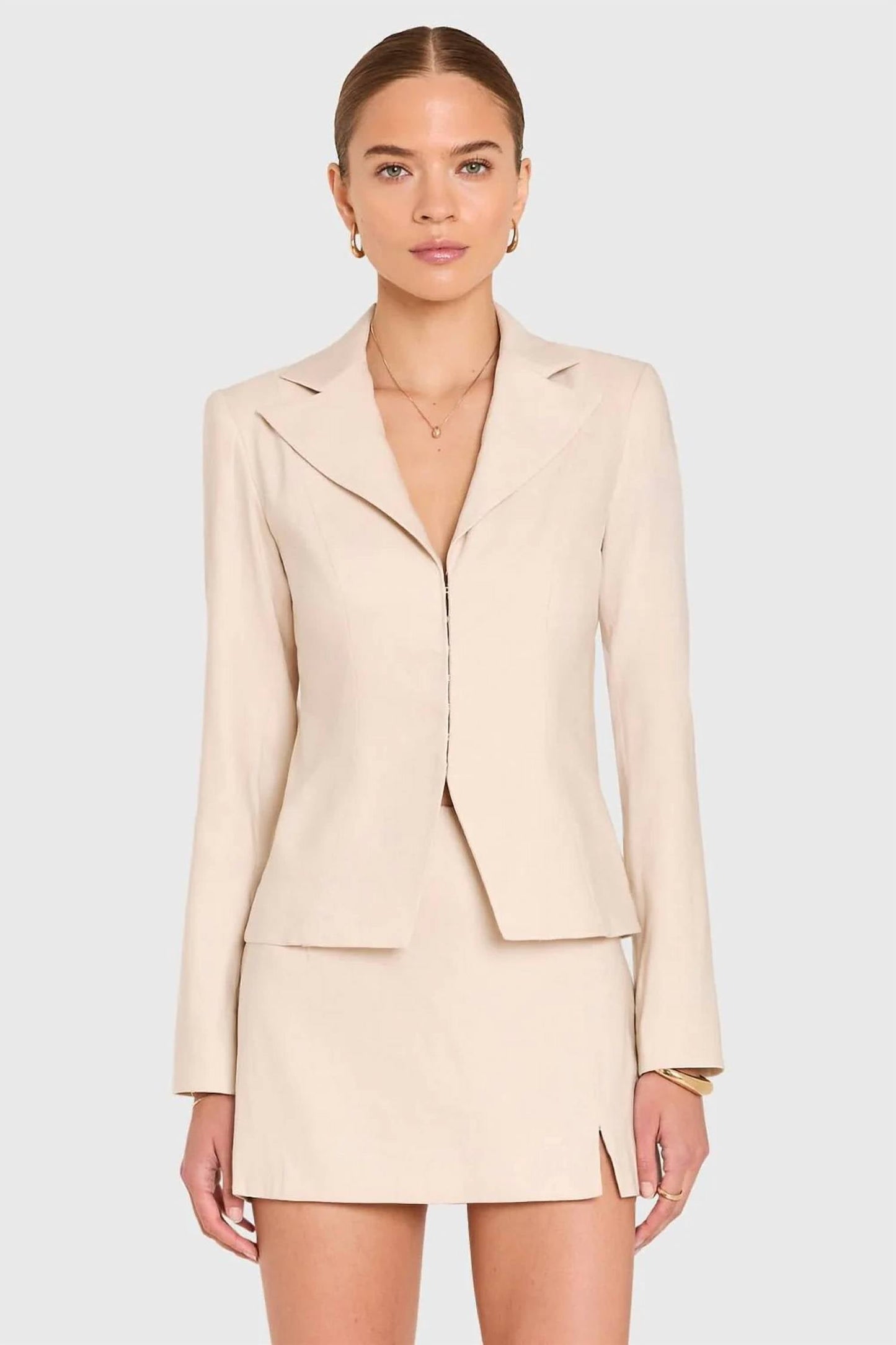 Amanda Uprichard - Alana Tailored Blazer Jacket