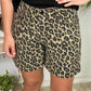 Risen - High Rise Leopard Shorts