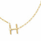 Kendra Scott - Women's Pearl Letter H Pendant Necklace