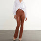 Commando - Faux Leather Flared Leggings