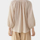 Amente - Textured Peasant Blouse