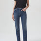 Agolde - Riley Long High Rise Straight Jean - Stretch
