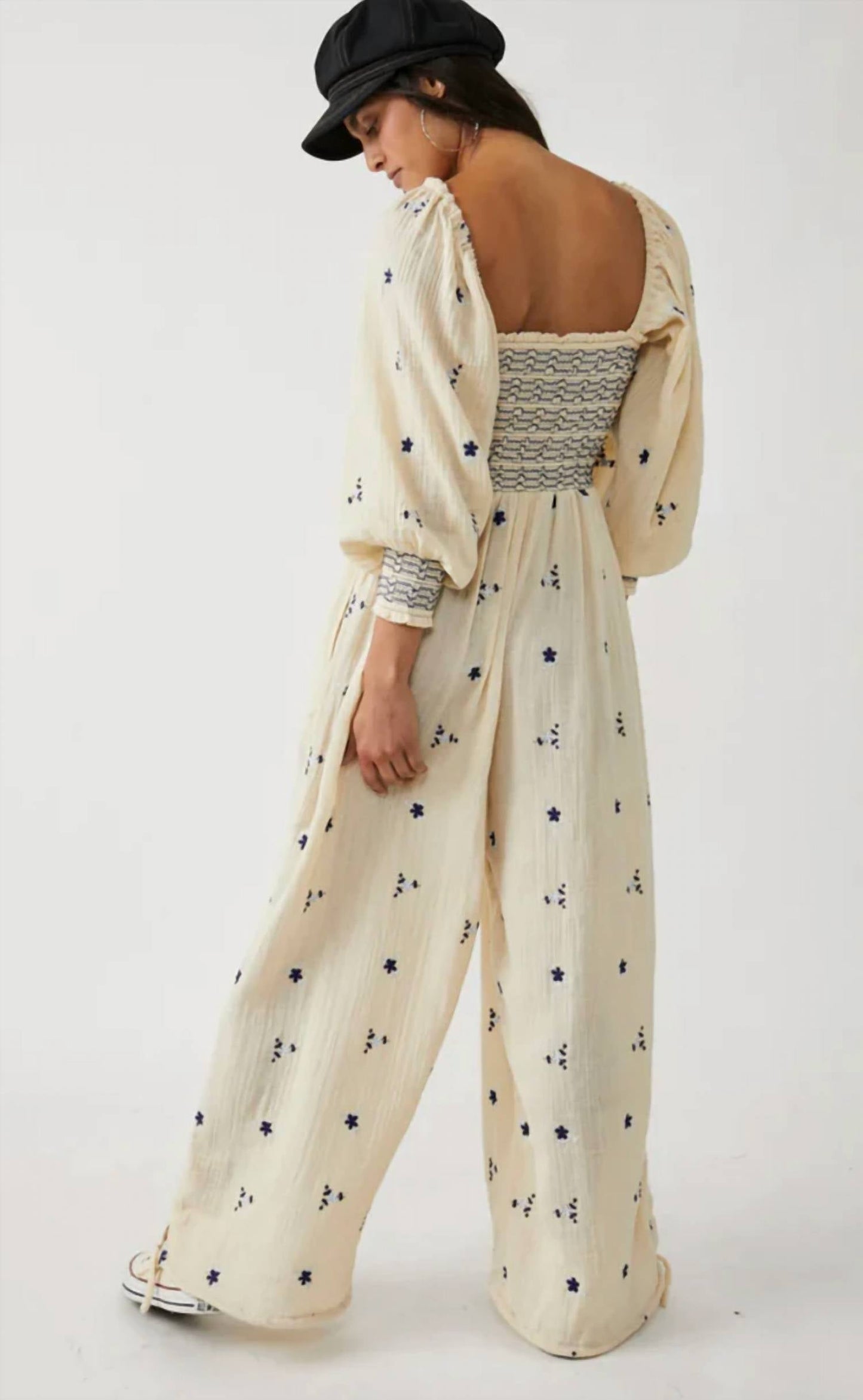 Free People - Dahlia Embroidered Jumpsuit