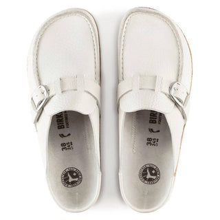 Birkenstock - Tamanco Buckley Moc-Toe sem forro para mulheres