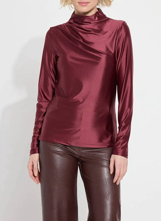 Lysse - Top de cetim Shalom