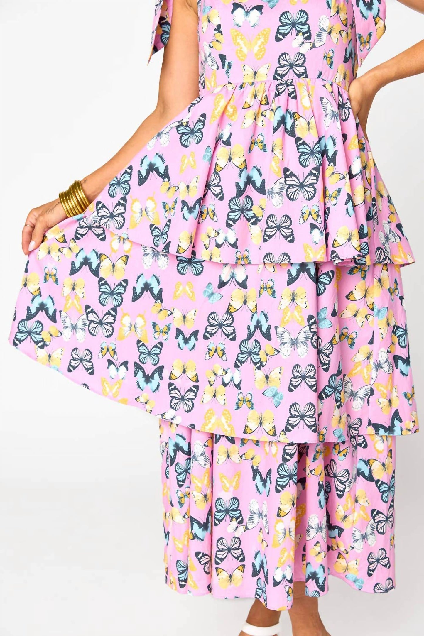 Buddylove - Vestido Midi Drew Feelin Butterflies