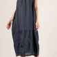 Before You Collection - Linen Scrunchie Strap Harem Dress