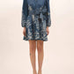 Celina Moon - Carly Wrap Mini Dress