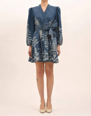 Celina Moon - Carly Wrap Mini Dress