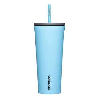 Corkcicle - Copo térmico com canudo para bebidas geladas