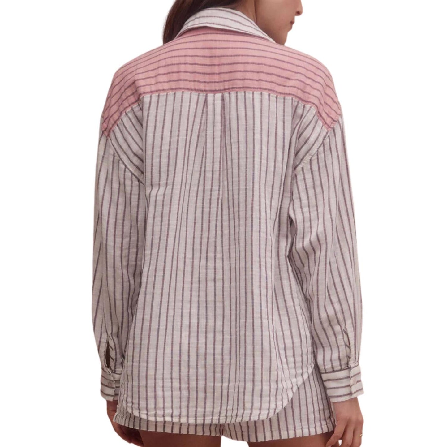 Z Supply - ALL MIXED UP STRIPE SHIRT