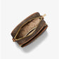 Michael Kors - Women's Brown Jet Set Travel Medium Logo Crossbody Bag