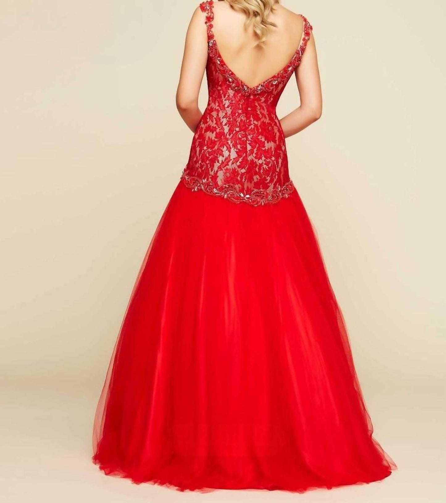 Mac Duggal - VESTIDO DE BAILE COM CONTAS