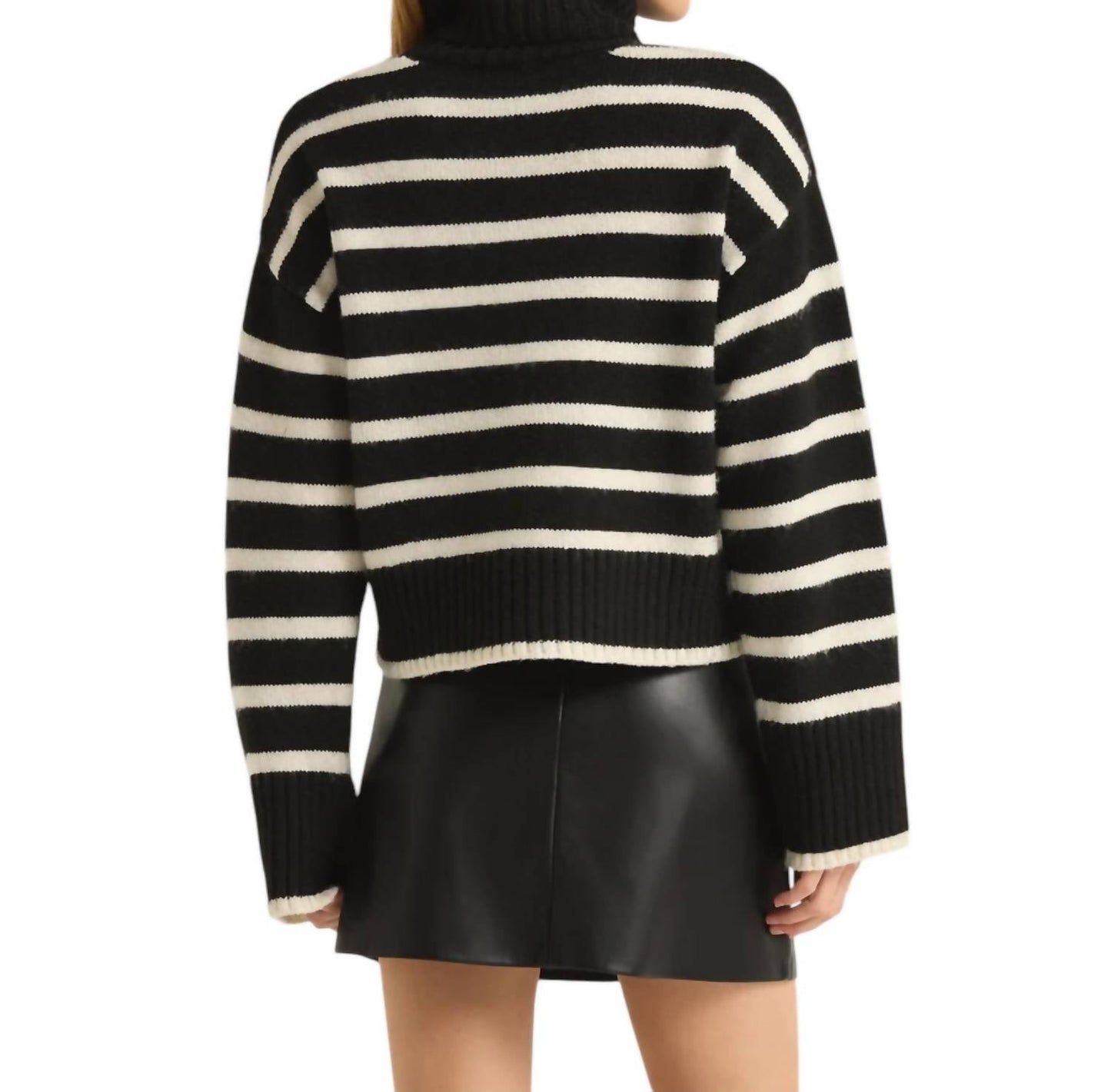 Z Supply - Josephine Stripe Turtleneck Sweater