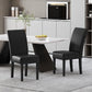Contemporary Dining Chair With Rubberwood Legs (Set of 2)