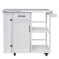 Outdoor Kitchen Island Fir Wood Prep Station