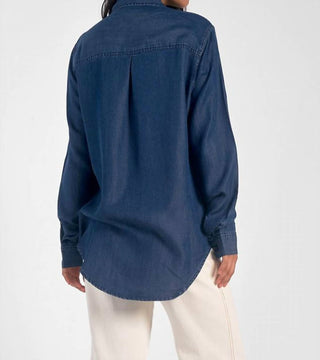 Elan - CAMISA JEANS COM BOTÕES