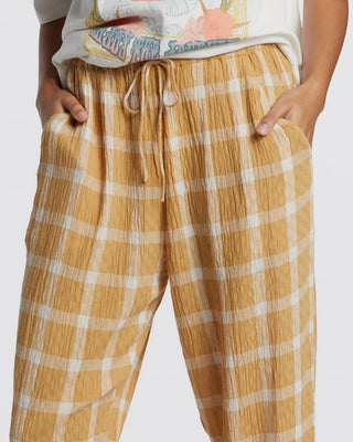 Billabong - Calça xadrez