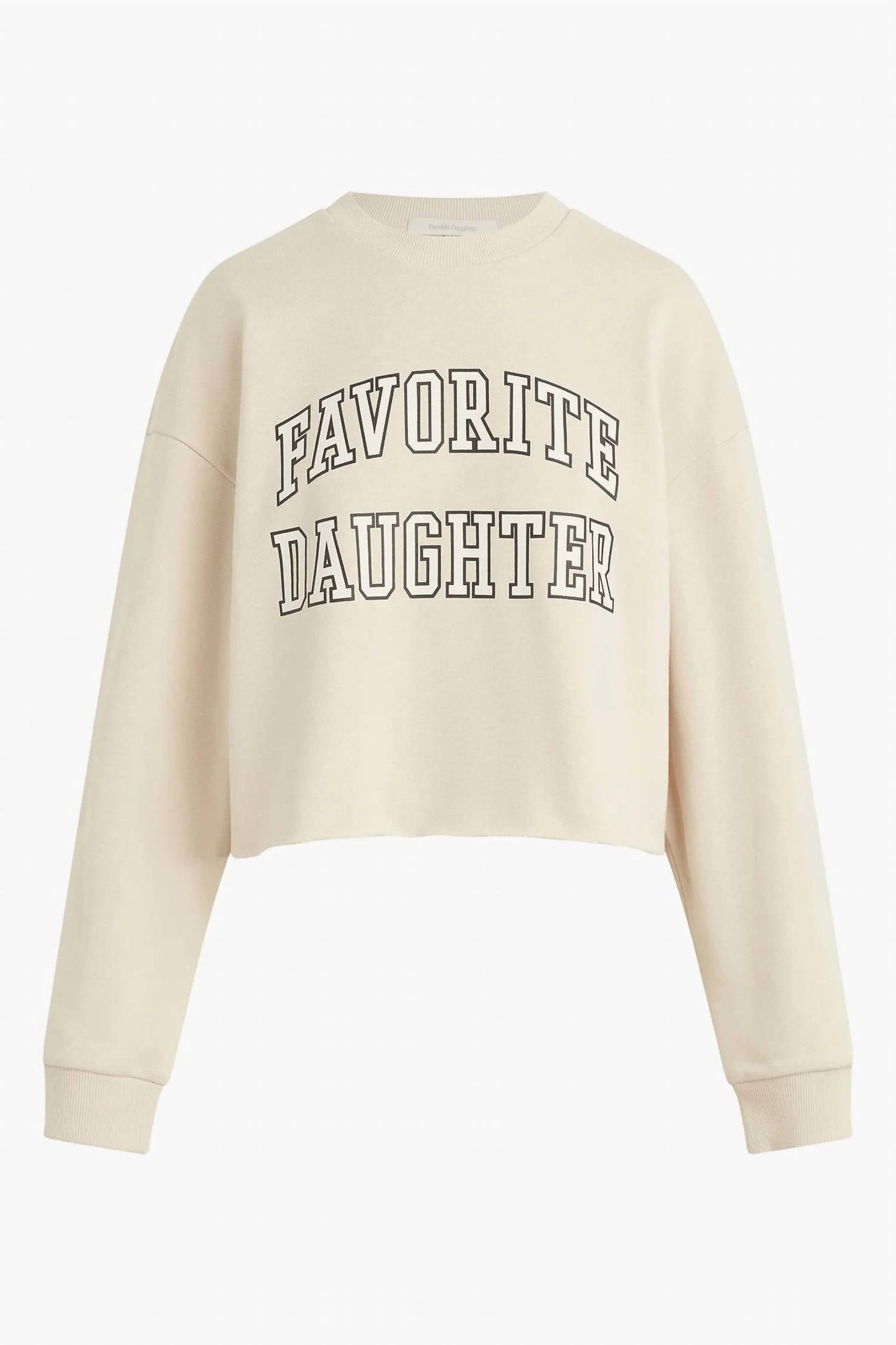 Favorite Daughter - Cropped Collegiate Sweatshirt