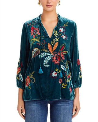 Johnny Was - Blusa Isabella Velvet Field