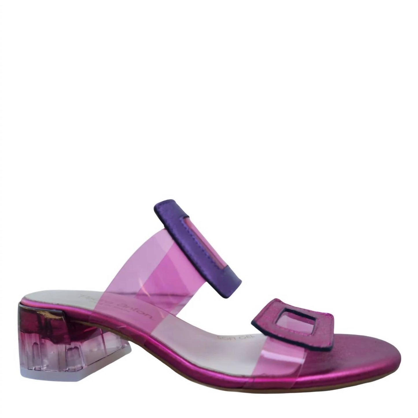 Pedro Anton - Women's Vinyl Heeled Sandal