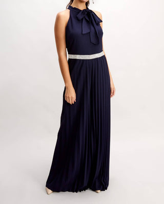 Frank Lyman - Macacão Plissado com Pedras