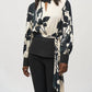 Joseph Ribkoff - Satin And Georgette Floral Print Top