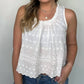 Free People - Marina Eyelet Tank Top