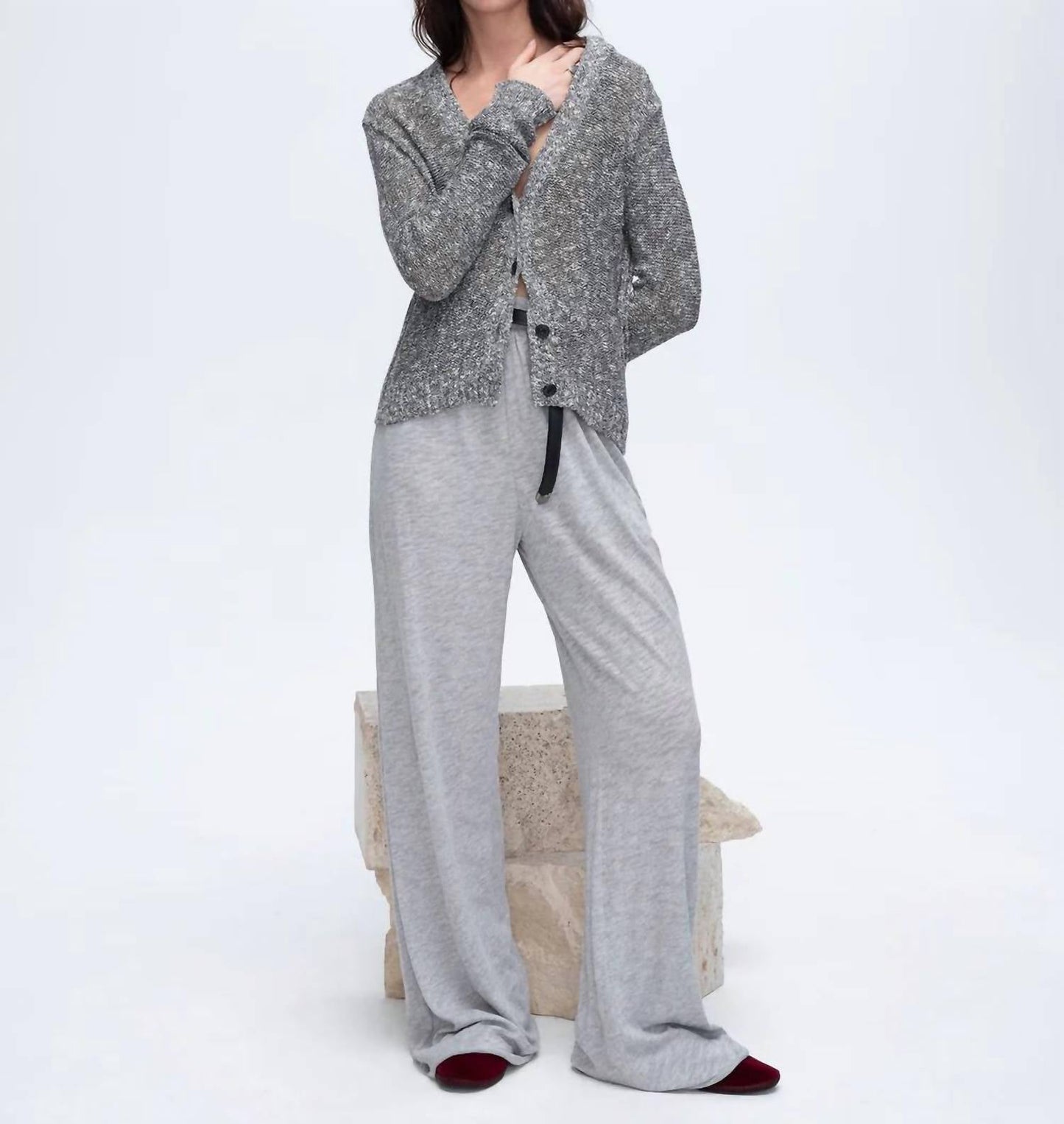 Atm - Rib Detail Cardigan