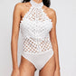 Free People - Be My Battenburg Bodysuit