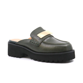 All Black - Mule com fivela plana