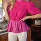 Entro - Prep School Peplum Top
