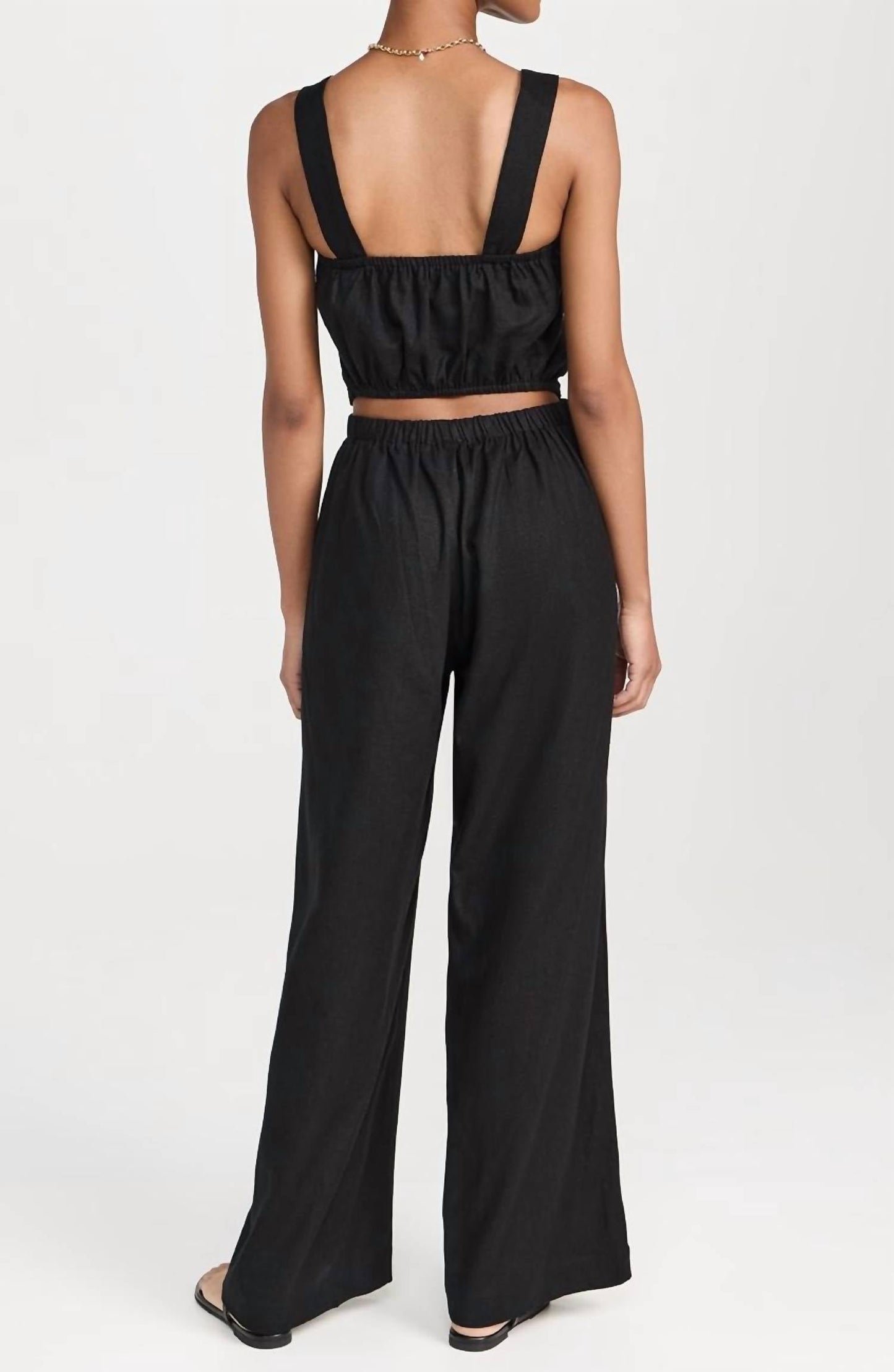 Lna - La Rosa Linen Jumpsuit