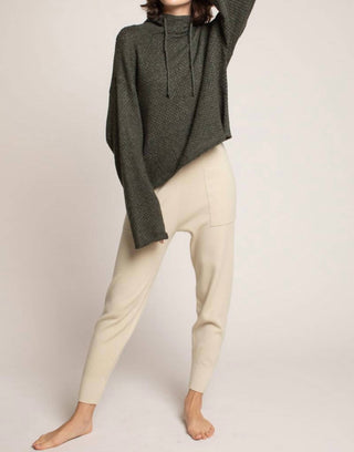 124 Voltaire - Moletom com capuz de malha aconchegante em casa