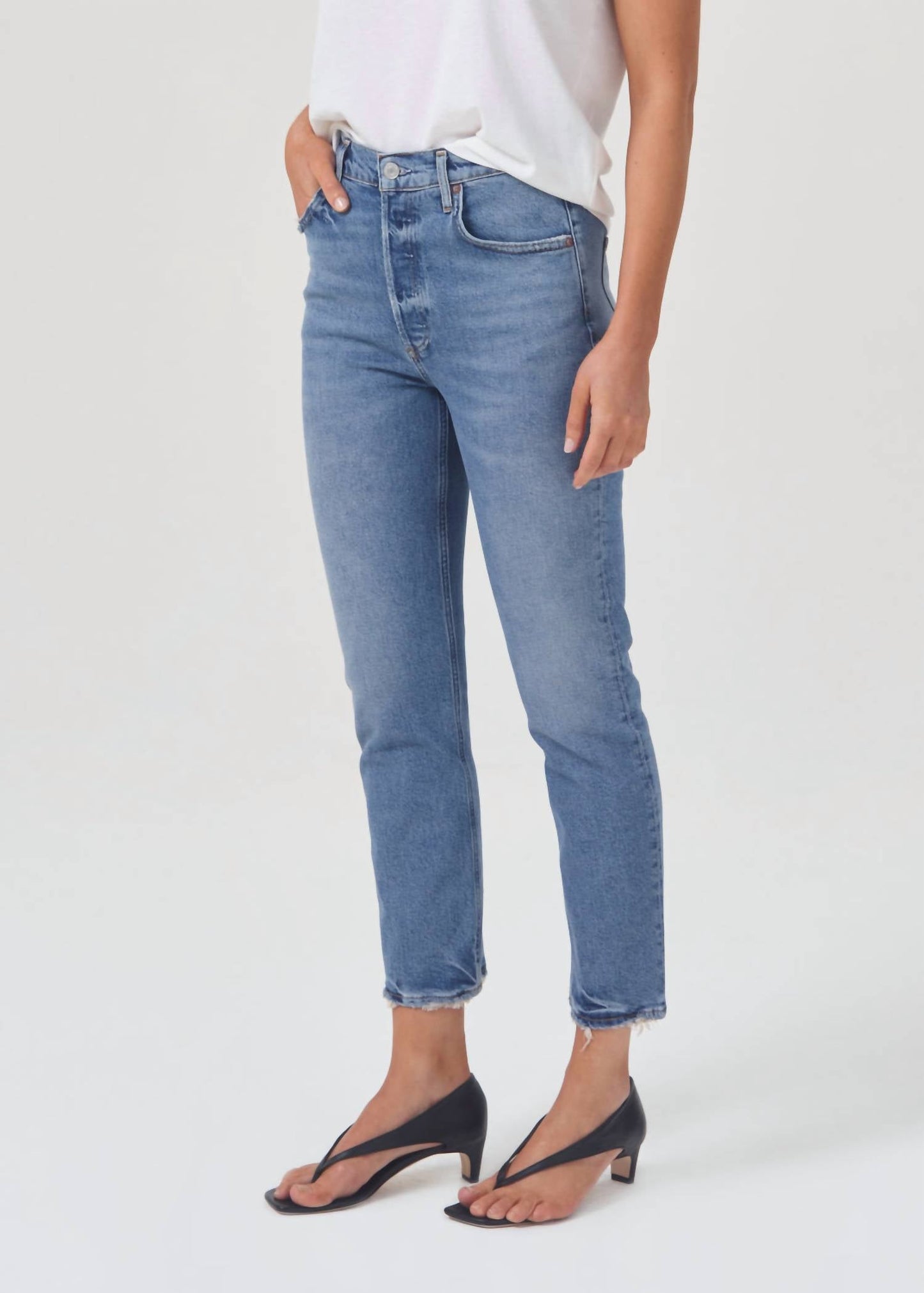 Agolde - RILEY HIGH RISE STRAIGHT CROP JEAN