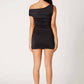 Cotton Candy - One Shoulder Mini Dress
