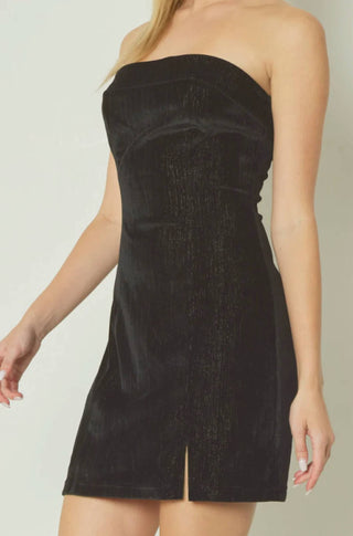 Entro - Velvet Mini Dress