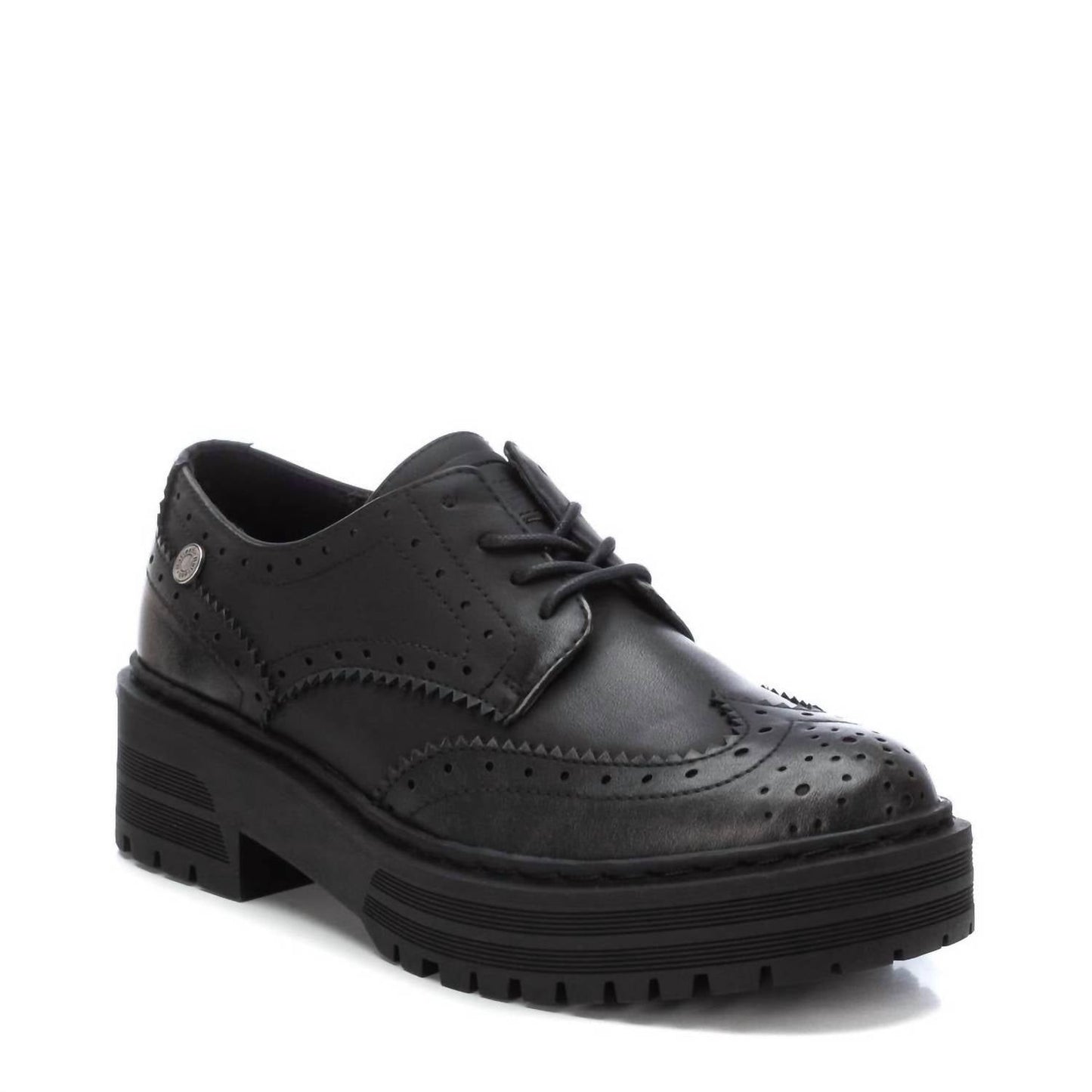 Xti - Women's Heeled Lace-Up Loafers