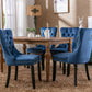 Nikki Collection Modern Tufted Velvet Upholstered Dining Chair Set of 2