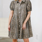 Entro - Leopard Denim Mini Dress