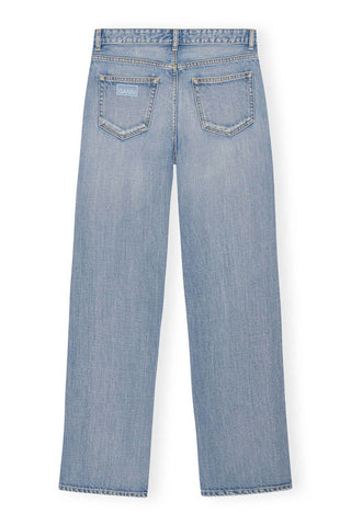 Ganni - Calça Jeans Izey Rígida