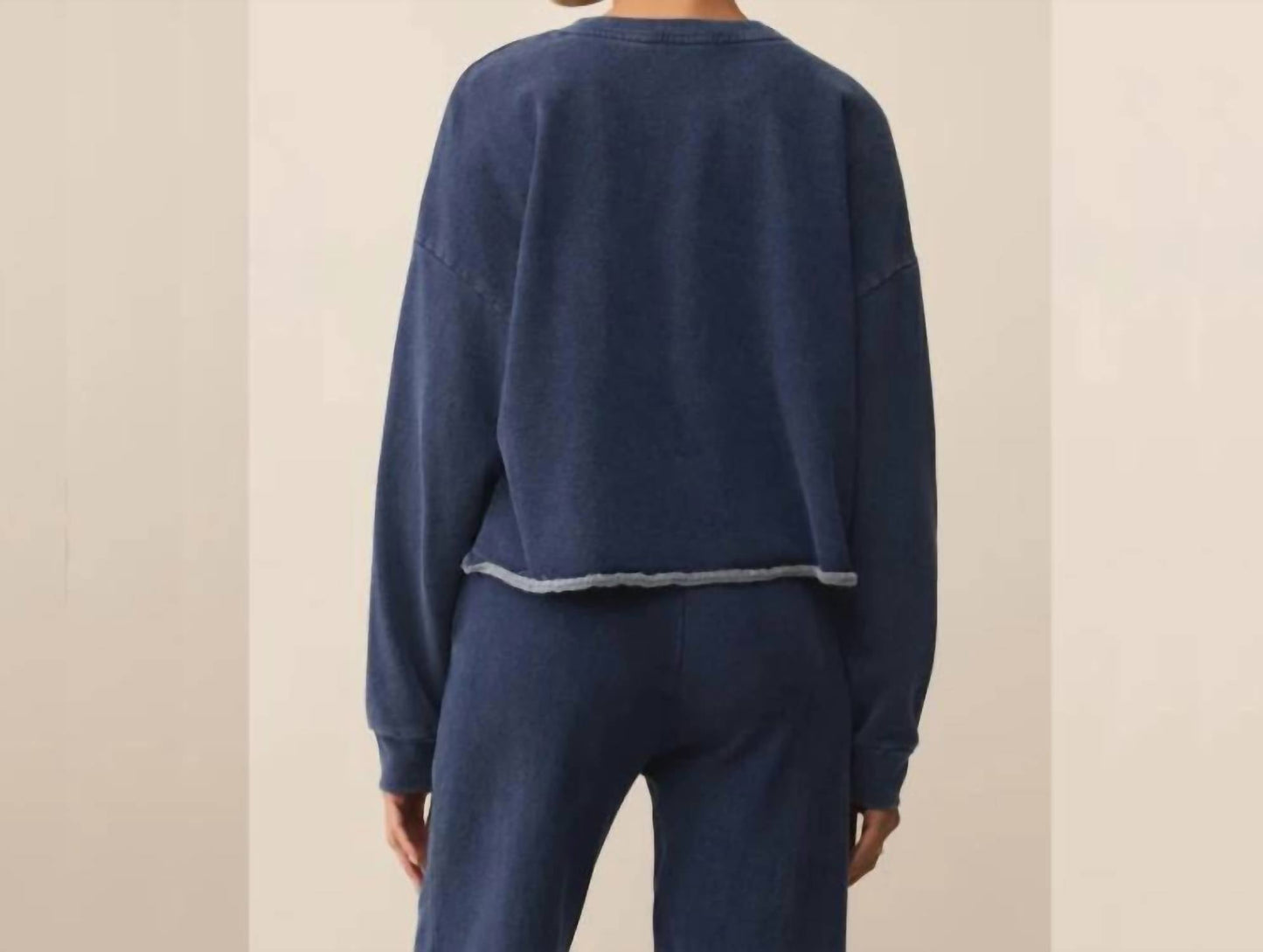 Z Supply - Circuit Knit Denim Sweatshirt