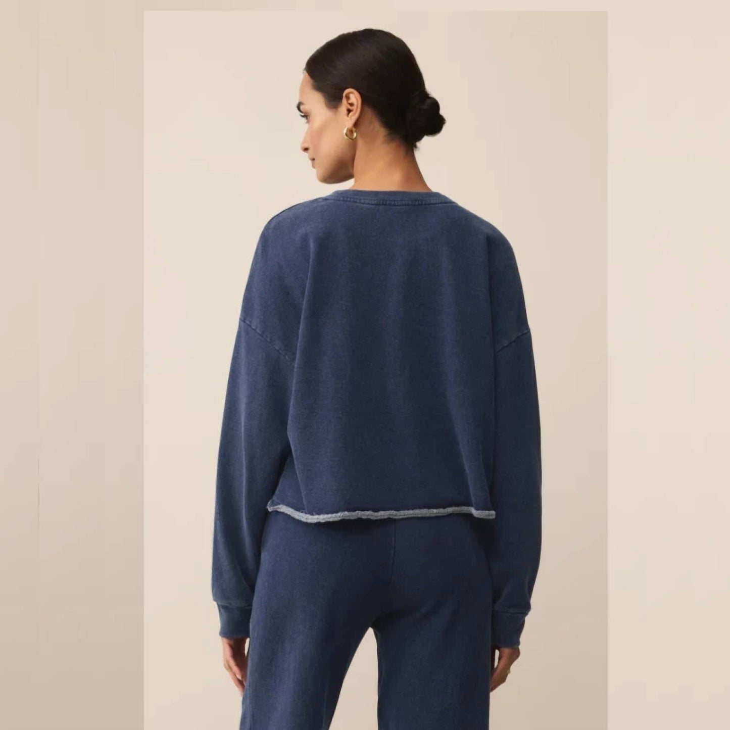 Z Supply - Circuit Knit Denim Sweatshirt