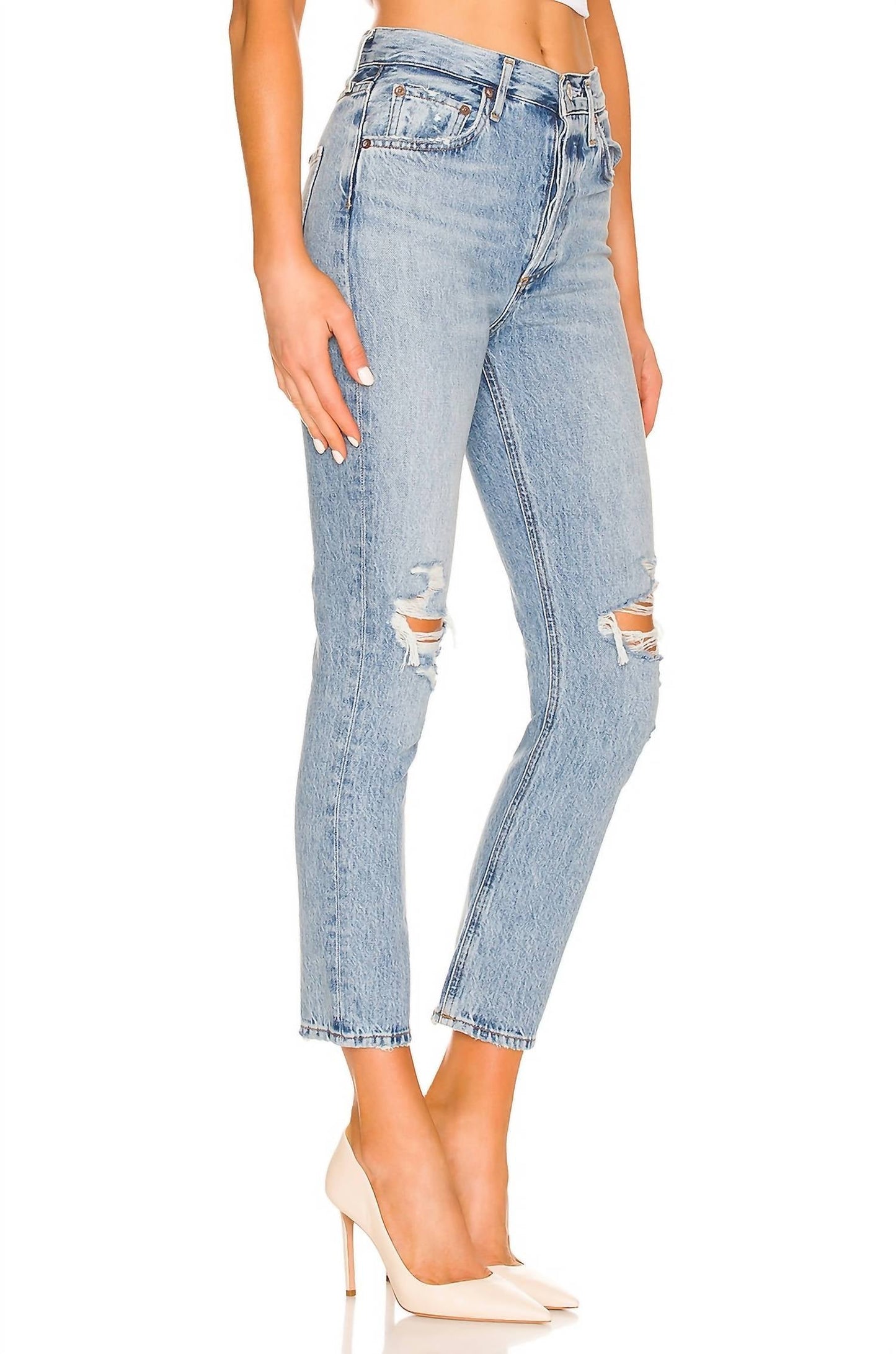 Agolde - RILEY HIGH RISE STRAIGHT CROP JEAN