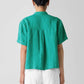 Eileen Fisher - Washed Organic Linen Délavé Band Collar Shirt