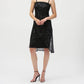 Joseph Ribkoff - Foiled Mesh Strapless Dress