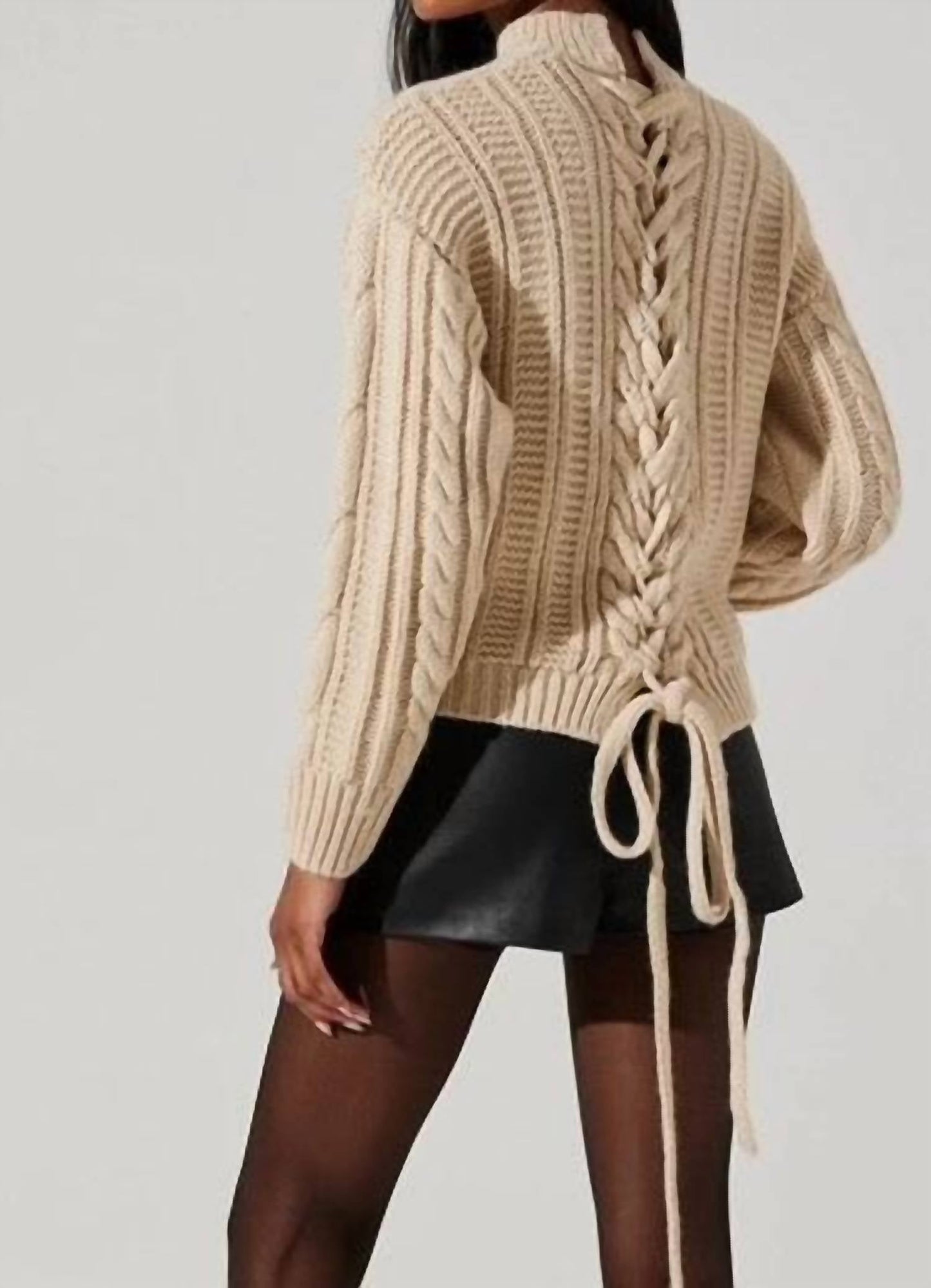 Astr - Tie Back Sweater